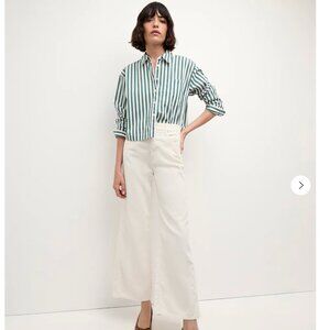 Veronica Beard Taylor Corduroy Cropped Wide-Leg Pant